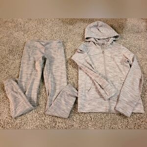 Girls Two Piece Jacket and leggings set sz M(10)